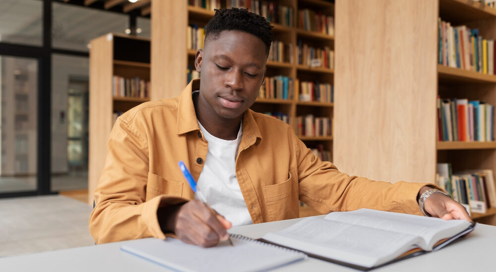 aptitude tests in Ghana - candidate writing aptitude test