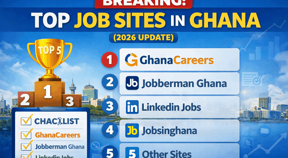 top 5 job sites in Ghana